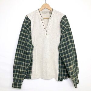 City casuals by Nagger medium custom upcycled Henley shirt sweater